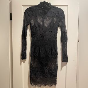 Missguided lace dress in size XS